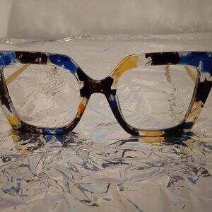 Clear printed colorful Glasses